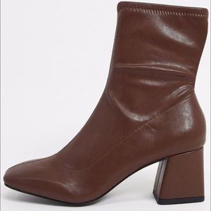 Monki Leia vegan leather ankle boots from Asos